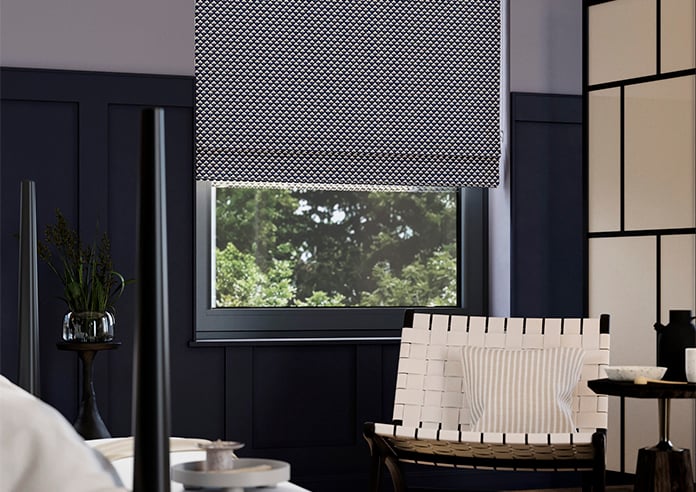 Ted Baker Palm Geo, Navy - Roman Blind - Image 5